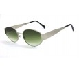 Óculos de Sol Metal Unissex Prata Lt Verde - HT08269PV