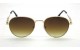 Óculos de Sol Metal Feminino Dourado Lt Marrom Degrade - HT09315DMD