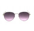 Óculos de Sol Metal Feminino Prata c/ Branco - HT09315PB