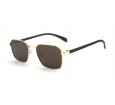 Óculos de Sol Metal Dourado Lt Marrom  - HT09610DM