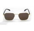 Óculos de Sol Metal Dourado Lt Marrom  - HT09610DM