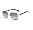 Óculos de Sol Metal Dourado C/ Preto Lt Azul Degrade - HT09610PPAD