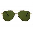 Óculos de Sol Metal Aviador Lente Flutuante Dourado Lt Verde - HT0993DV