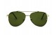Óculos de Sol Metal Aviador Lente Flutuante Dourado Lt Verde - HT0993DV