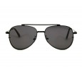 Óculos de Sol Metal Aviador Lente Flutuante Preto - HT0993P