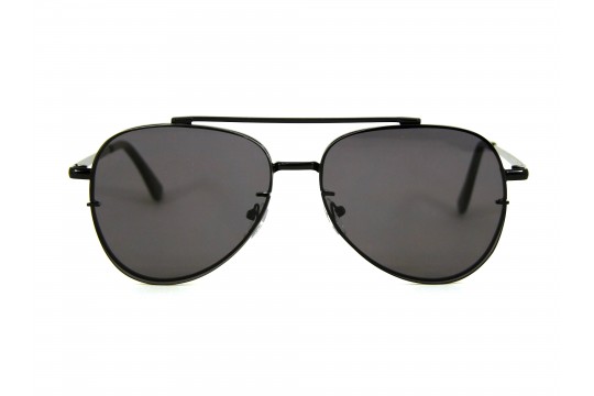 Óculos de Sol Metal Aviador Lente Flutuante Preto - HT0993P