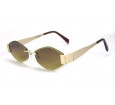 Óculos de Sol Metal Dourado Lt Marrom Degrade - HT10514DMD