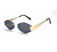 Óculos de Sol Metal Dourado Lt Preto - HT10514DP