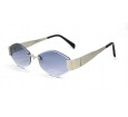 Óculos de Sol Metal Prata Lt Azul - HT10514PA