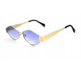 Óculos de Sol Metal Dourado Lt Azul - HT10515DA