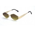 Óculos de Sol Metal Dourado Lt Marrom Degrade - HT10515DMD
