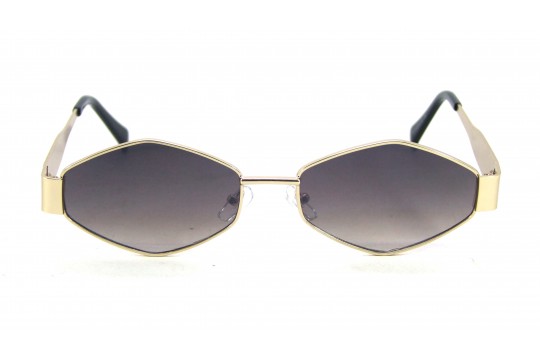Óculos de Sol Metal Dourado Lt Preto Degrade - HT10515DPD