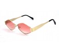 Óculos de Sol Metal Dourado Lt Rosa - HT10515DR
