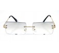 Óculos de Sol Metal Unissex Dourado Lt Prata - HT1263DPR