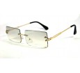 Óculos de Sol Metal Unissex Dourado Lt Prata - HT1263DPR