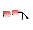 Óculos de Sol Metal Unissex Dourado Lt Rosa - HT1263DR