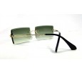 Óculos de Sol Metal Unissex Dourado Lt Verde Degrade - HT1263DVD