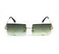Óculos de Sol Metal Unissex Dourado Lt Verde Degrade - HT1263DVD