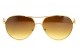 Óculos de Sol Metal Feminino Dourado - HT1555D