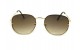 Óculos de Sol Metal Hexagonal Lente Flutuante Dourado Lt Degrade - HT202247DD