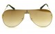 Óculos de Sol Metal Unissex Dourado Lt Marrom - HT202567DM