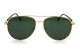 Óculos de Sol Metal Unissex Dourado Lt Verde - HT224268DV*