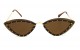 Óculos de Sol Metal Feminino Dourado Lt Marrom - HT236823DM