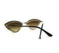 Óculos de Sol Metal Feminino Dourado Lt Marrom Degrade - HT236823DMD