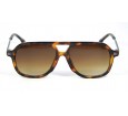 Óculos de Sol Acetato Unissex Estampado Marrom  - JL8293EM