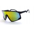 Óculos de Sol Acetato Esportivo Preto Fosco Lt Laranja  - M45409PFL