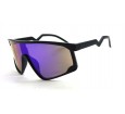 Óculos de Sol Acetato Esportivo Preto Fosco Lt Roxa - M45409PFR