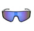 Óculos de Sol Acetato Esportivo Unissex Preto Fosco Lt Azul - M45411PFA