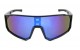 Óculos de Sol Acetato Esportivo Unissex Preto Fosco Lt Azul - M45411PFA