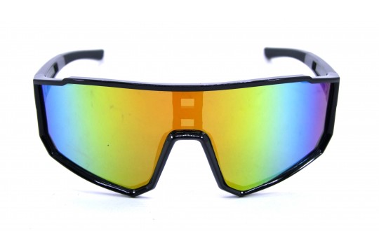 Óculos de Sol Acetato Esportivo Unissex Preto Fosco Lt Laranja - M45411PFL