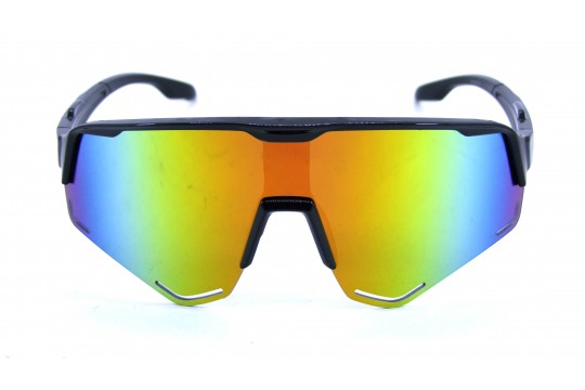 Óculos de Sol Acetato Esportivo Unissex Preto Lt Laranja - M45414PL