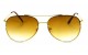 Óculos de Sol Metal Unissex Dourado Lt Marrom Degrade - OC8911-C4