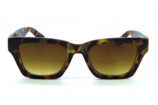 Óculos de Sol Acetato Unissex Estampado Marrom - OM50352EM