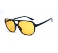 Óculos de Sol Acetato Unissex Preto Lt Amarelo  - OM50482PA