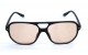 Óculos De Sol Acetato Unissex Preto Fosco Lt Rosa - OM50482PFR