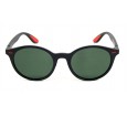 Óculos De Sol Acetato Unissex Preto Lt Verde - P21PV