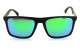 Óculos de Sol Acetato Masculino Preto Lt Verde Espelhado - P8837PVE