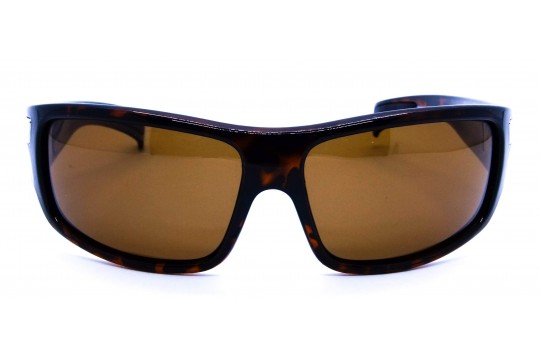 Óculos de Sol Acetato Esportivo Masculino Estampado Marrom - PC3607EM