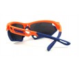 Óculos de Sol Acetato Esportivo Unissex Laranja c/ Azul - SPD2268LA