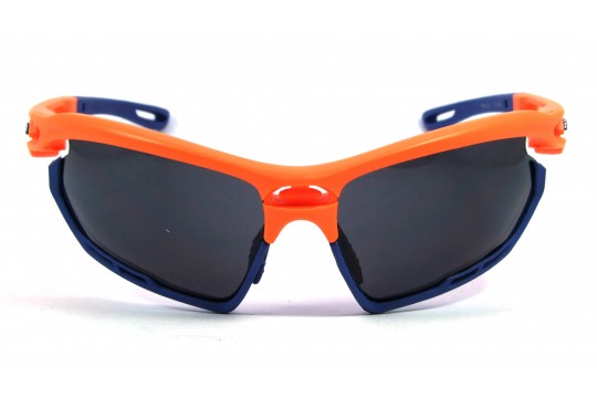 Óculos de Sol Acetato Esportivo Unissex Laranja c/ Azul - SPD2268LA