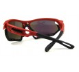 Óculos de Sol Acetato Esportivo Unissex Vermelho c/ Preto - SPD2268VP