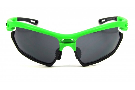 Óculos de Sol Acetato Esportivo Unissex Verde c/ Preto - SPD2268VPT