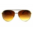 Óculos de Sol Metal Feminino Dourado c/ Marrom - SS8096DM