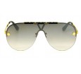 Óculos de Sol Premium Metal Unissex Dourado Lt Prata - T9040DP