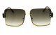 Óculos de Sol Metal Feminino Preto Degrade - T9074PD