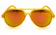 Óculos de Sol Acetato C7 Seven Unissex Laranja - U038L